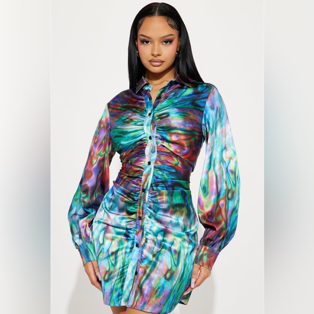 Madison Satin Mini Dresss
